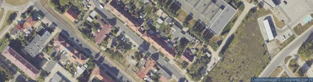 Zdjęcie satelitarne Pomorska ul.
