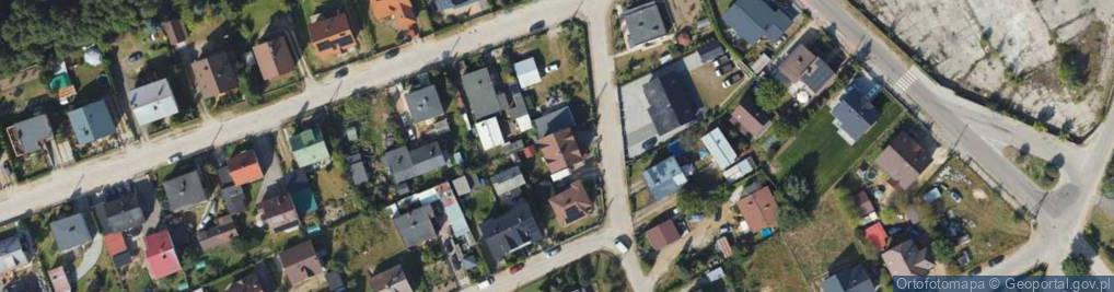 Zdjęcie satelitarne Poprzeczna ul.