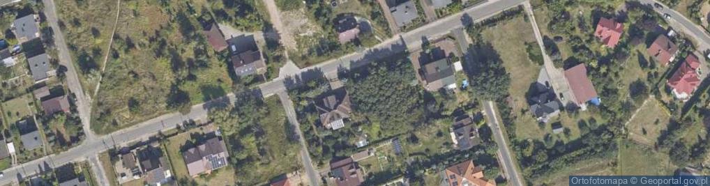 Zdjęcie satelitarne Poprzeczna ul.