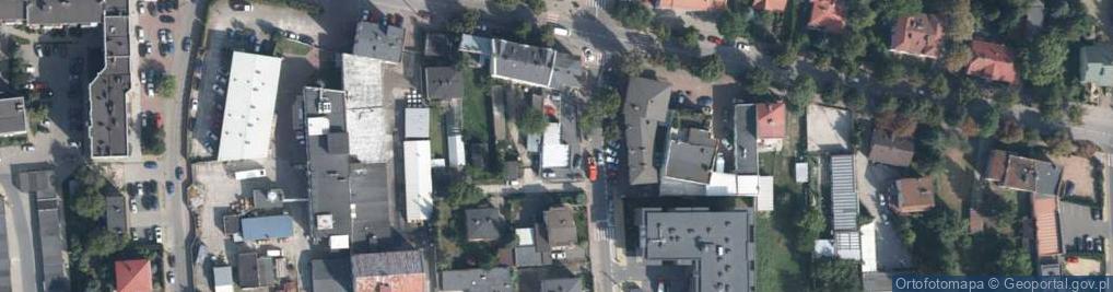 Zdjęcie satelitarne Polskiej Organizacji Wojskowej ul.