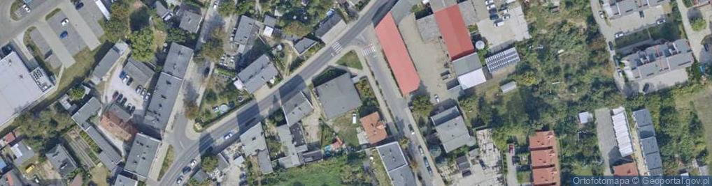 Zdjęcie satelitarne Poprzeczna ul.