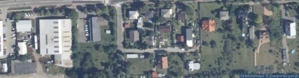 Zdjęcie satelitarne Polskiego Października ul.