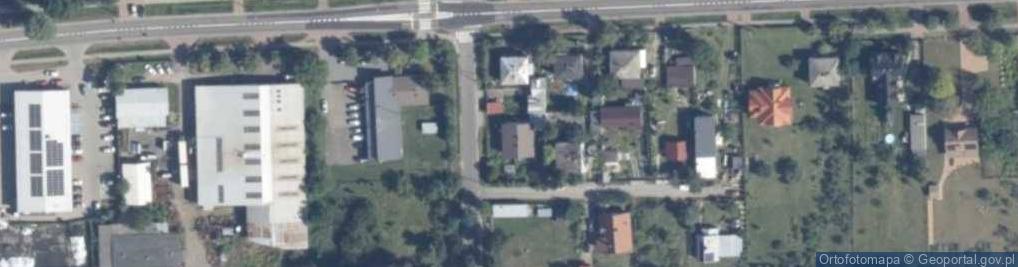 Zdjęcie satelitarne Polskiego Października ul.