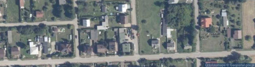 Zdjęcie satelitarne Polskiego Października ul.