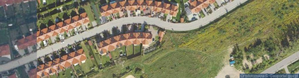 Zdjęcie satelitarne Porcelanowa ul.