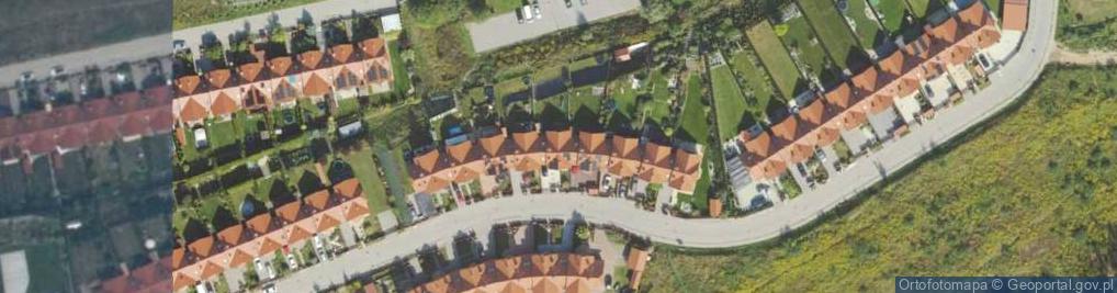 Zdjęcie satelitarne Porcelanowa ul.