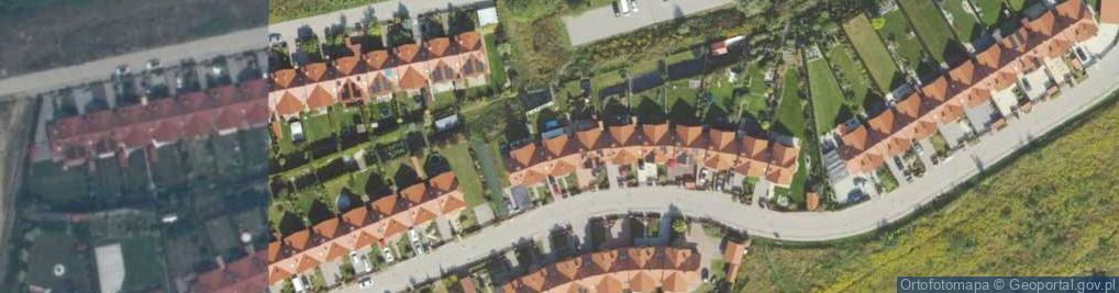 Zdjęcie satelitarne Porcelanowa ul.