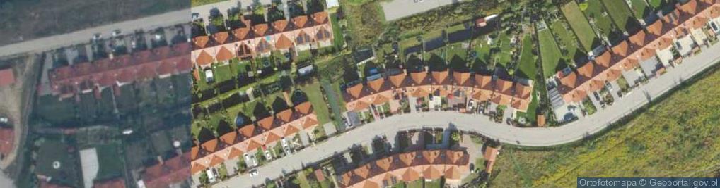 Zdjęcie satelitarne Porcelanowa ul.