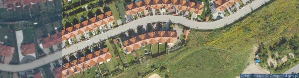 Zdjęcie satelitarne Porcelanowa ul.