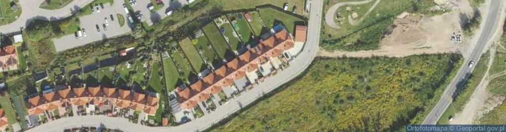 Zdjęcie satelitarne Porcelanowa ul.