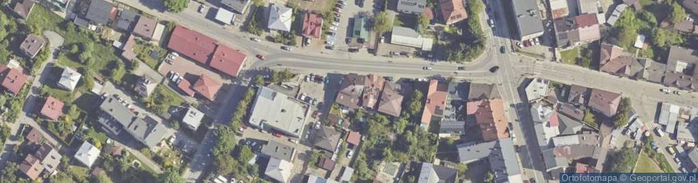 Zdjęcie satelitarne Polskiego Czerwonego Krzyża ul.