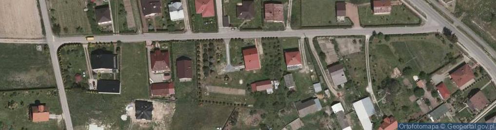 Zdjęcie satelitarne Poprzeczna ul.