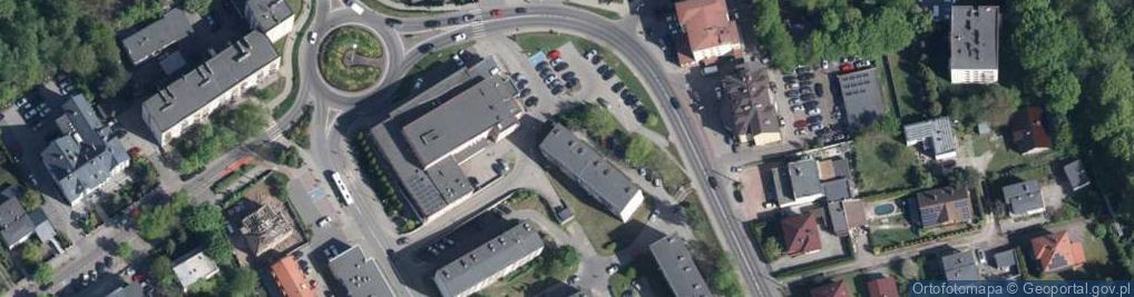 Zdjęcie satelitarne Poprzeczna ul.