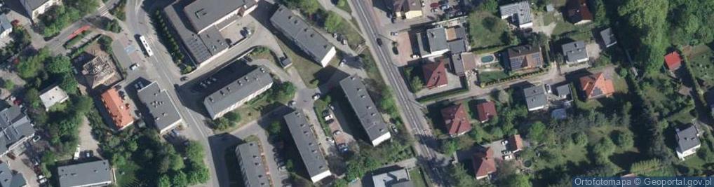 Zdjęcie satelitarne Poprzeczna ul.
