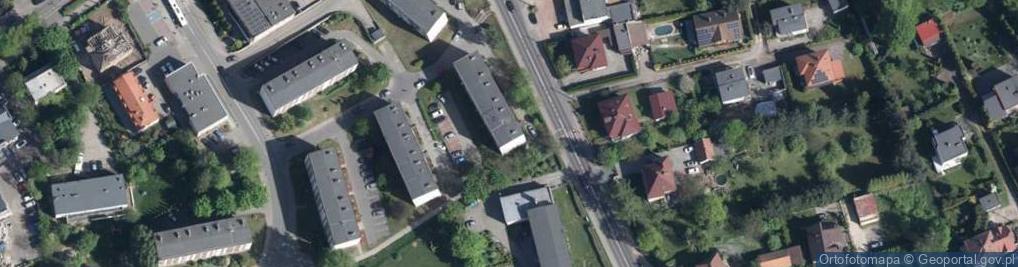 Zdjęcie satelitarne Poprzeczna ul.