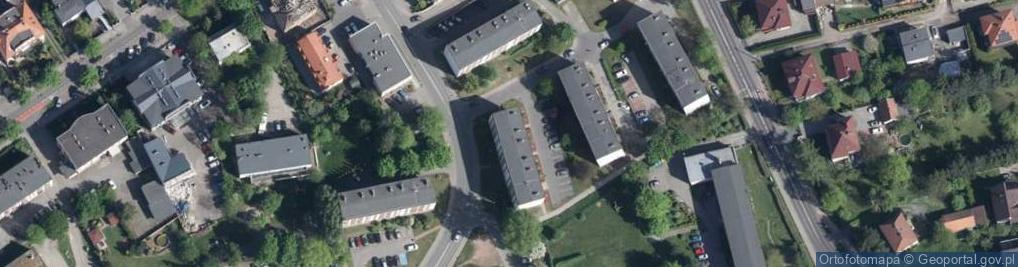 Zdjęcie satelitarne Poprzeczna ul.