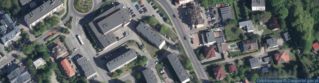 Zdjęcie satelitarne Poprzeczna ul.