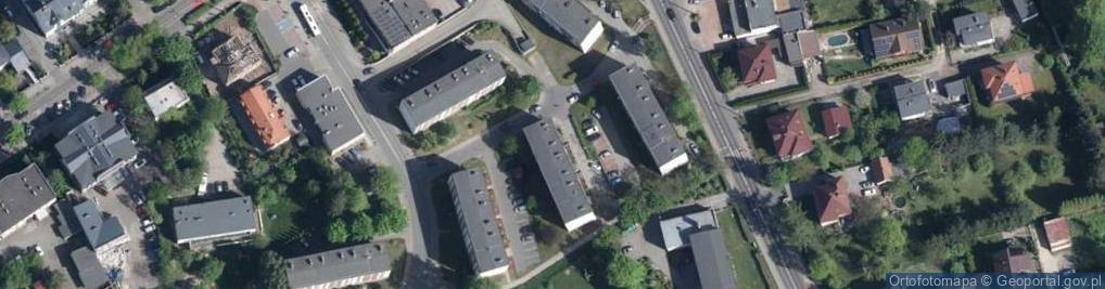 Zdjęcie satelitarne Poprzeczna ul.