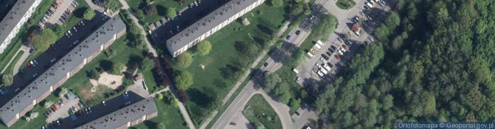 Zdjęcie satelitarne Podhalańska ul.