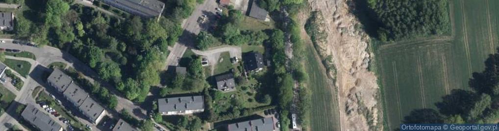 Zdjęcie satelitarne Polskiego Czerwonego Krzyża ul.