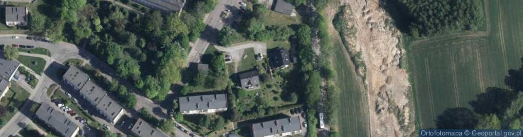 Zdjęcie satelitarne Polskiego Czerwonego Krzyża ul.