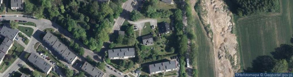 Zdjęcie satelitarne Polskiego Czerwonego Krzyża ul.