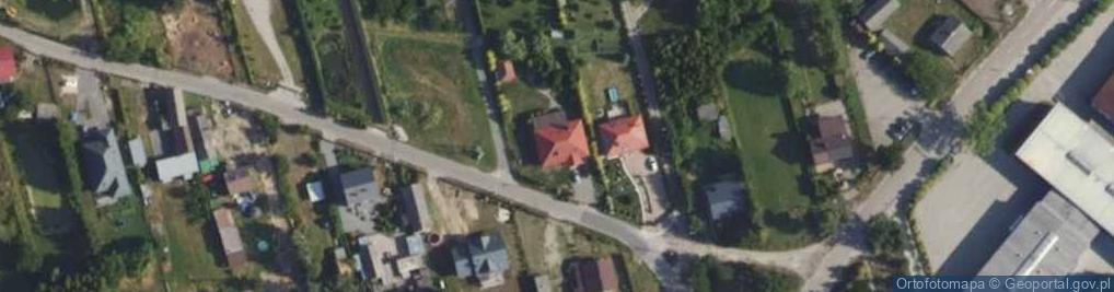 Zdjęcie satelitarne Polnych Kwiatów ul.