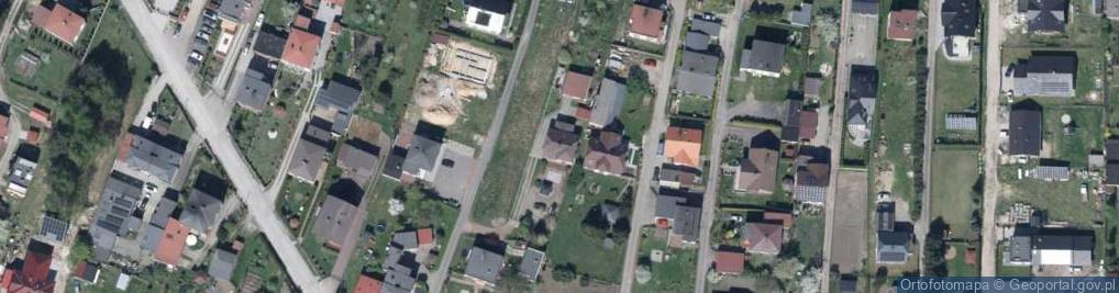 Zdjęcie satelitarne Poprzeczna ul.