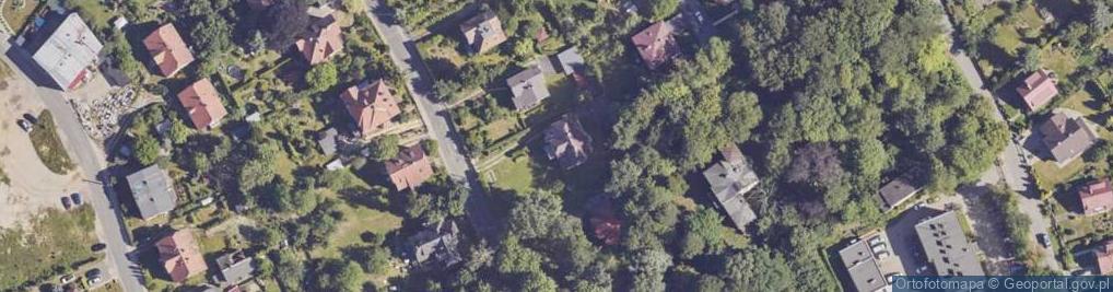 Zdjęcie satelitarne Polskiego Czerwonego Krzyża ul.