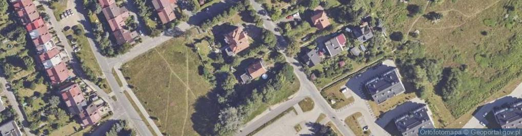 Zdjęcie satelitarne Polskiego Czerwonego Krzyża ul.
