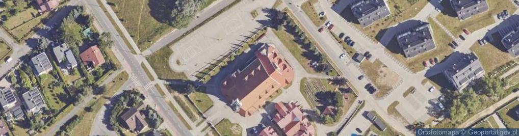 Zdjęcie satelitarne Polskiego Czerwonego Krzyża ul.