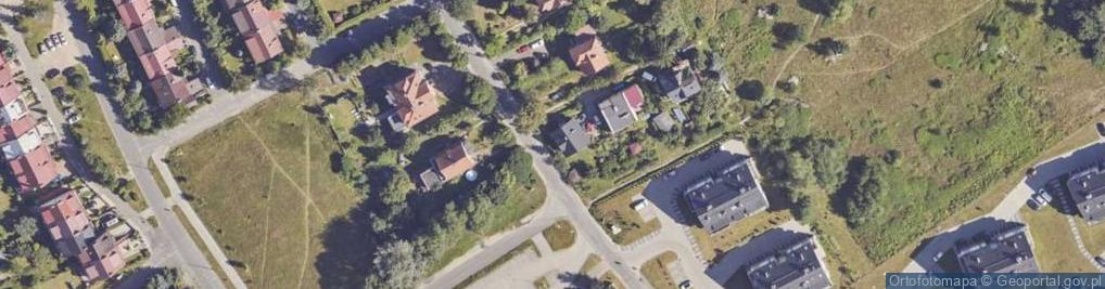 Zdjęcie satelitarne Polskiego Czerwonego Krzyża ul.