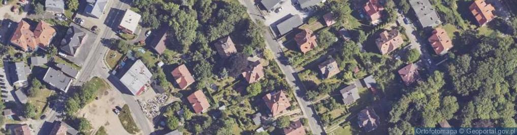Zdjęcie satelitarne Polskiego Czerwonego Krzyża ul.