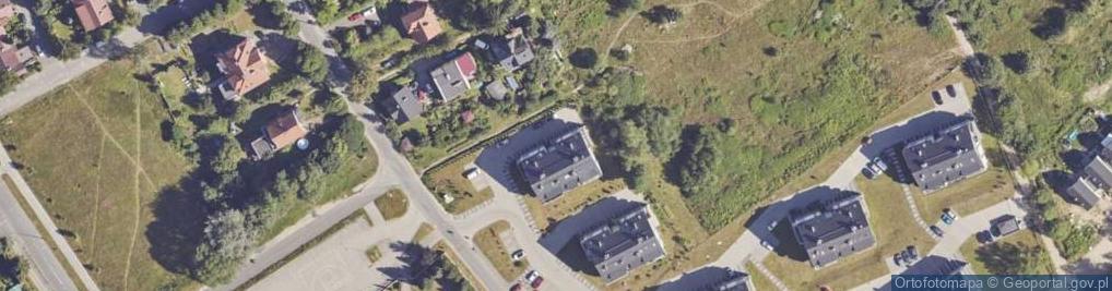 Zdjęcie satelitarne Polskiego Czerwonego Krzyża ul.