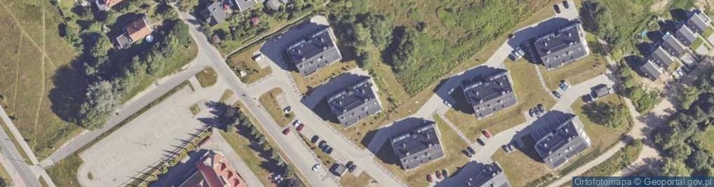 Zdjęcie satelitarne Polskiego Czerwonego Krzyża ul.