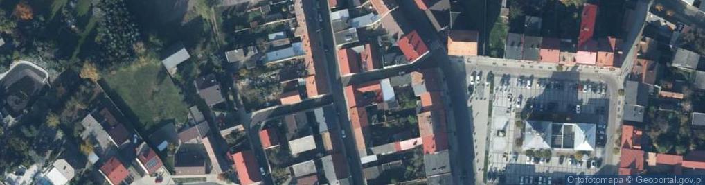 Zdjęcie satelitarne Podgórna ul.