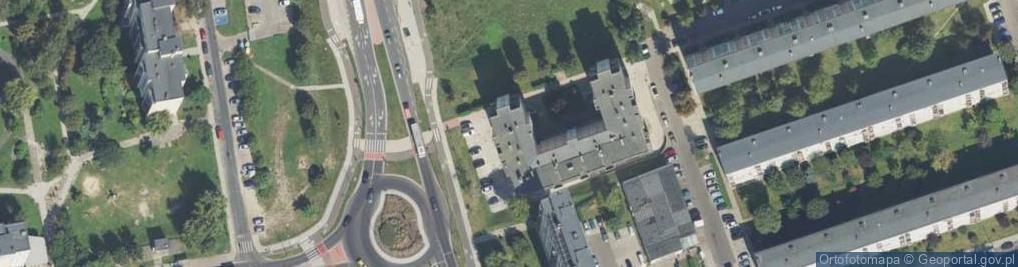Zdjęcie satelitarne Podmiejska ul.