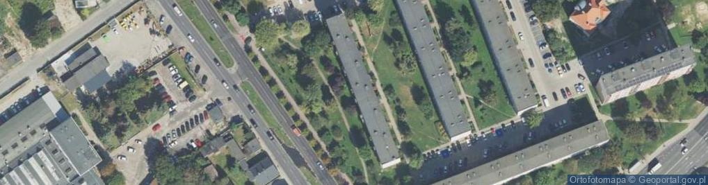 Zdjęcie satelitarne Podmiejska ul.