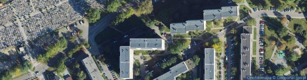 Zdjęcie satelitarne Podhalańska ul.