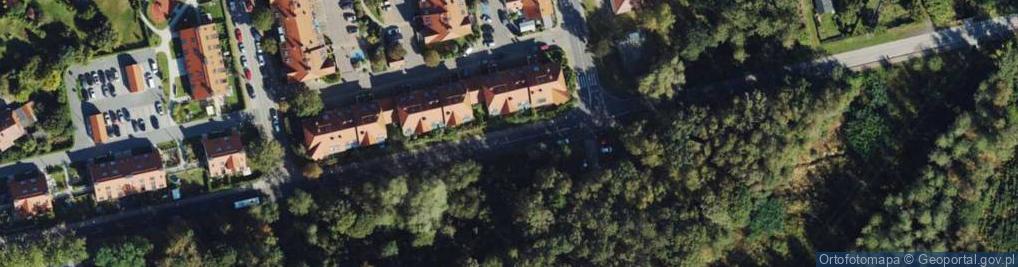Zdjęcie satelitarne Pod Kasztanami ul.