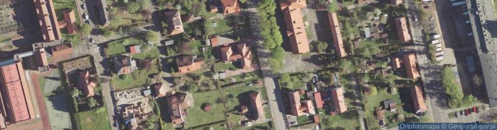Zdjęcie satelitarne Pod Kasztanami ul.