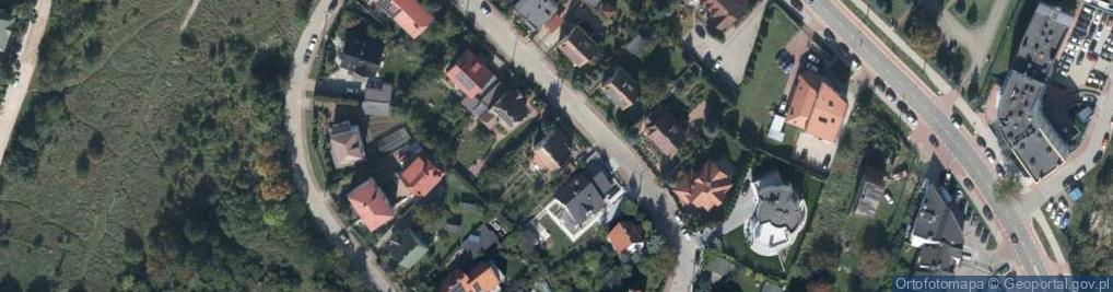 Zdjęcie satelitarne Podhalańska ul.