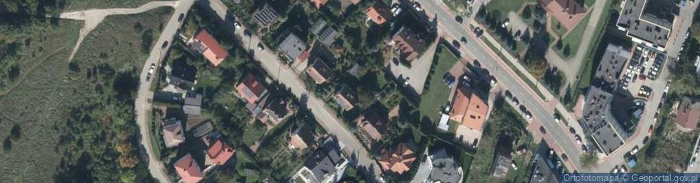 Zdjęcie satelitarne Podhalańska ul.