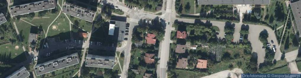 Zdjęcie satelitarne Podklasztorna ul.
