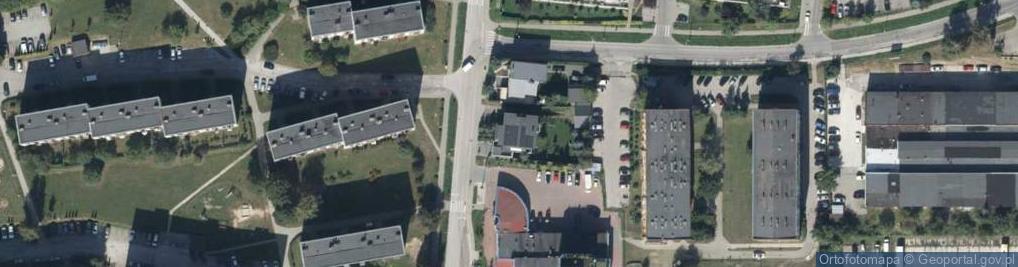Zdjęcie satelitarne Podklasztorna ul.