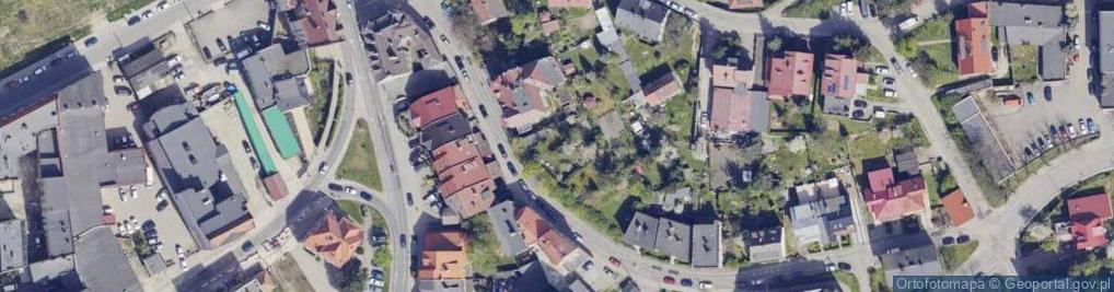 Zdjęcie satelitarne Podgórna ul.