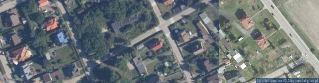 Zdjęcie satelitarne Poprzeczna ul.