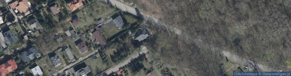 Zdjęcie satelitarne Poprzeczna ul.