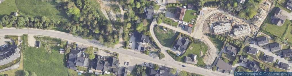 Zdjęcie satelitarne Pod Blachówką ul.