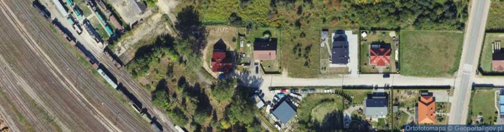 Zdjęcie satelitarne Polskiego Czerwonego Krzyża ul.